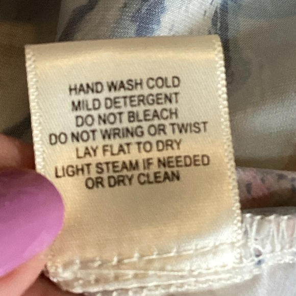 Love Stitch Pull Over Blouse with Waist Tie Size Small - Picture 7 of 7